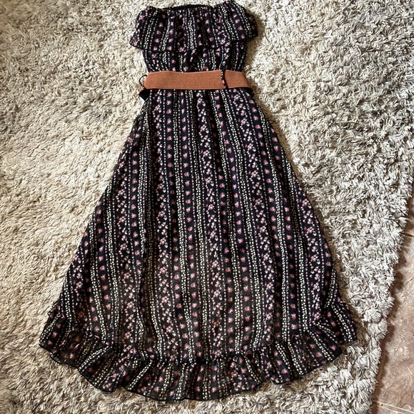 NWT Rue 21 Women’s Strapless HiLow Floral Dress - Picture 7 of 8